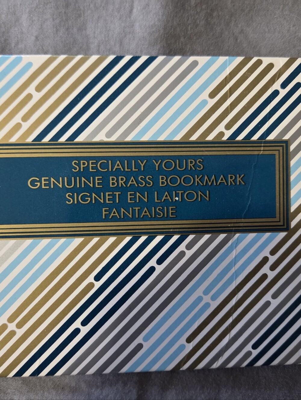 Genuine Brass Bookmark